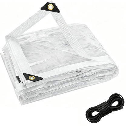🔥LAST DAY 50% OFF - 🌧️ RainShield Pro™ Transparent Waterproof Tarp – Heavy-Duty Outdoor Cover with Secure Grommets