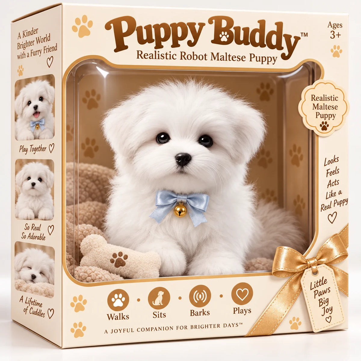 🎄49% OFF🐕🐾 Golden Buddy™ Realistic Robot Golden Retriever Puppy