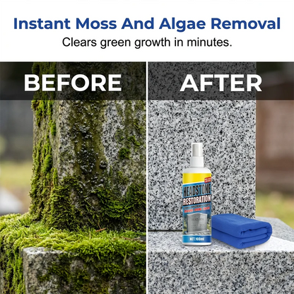 ✨ Headstone Restoration Cleaning Spray 🕯️