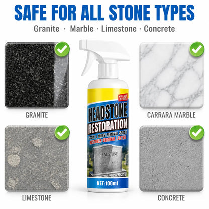 ✨ Headstone Restoration Cleaning Spray 🕯️