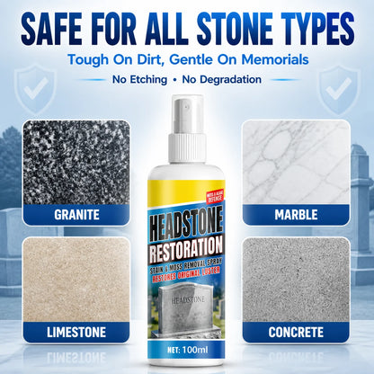 ✨ Headstone Restoration Cleaning Spray 🕯️