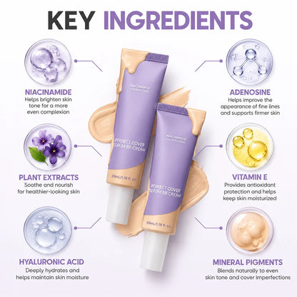 New Design🌟Perfect Cover Serum BB Cream