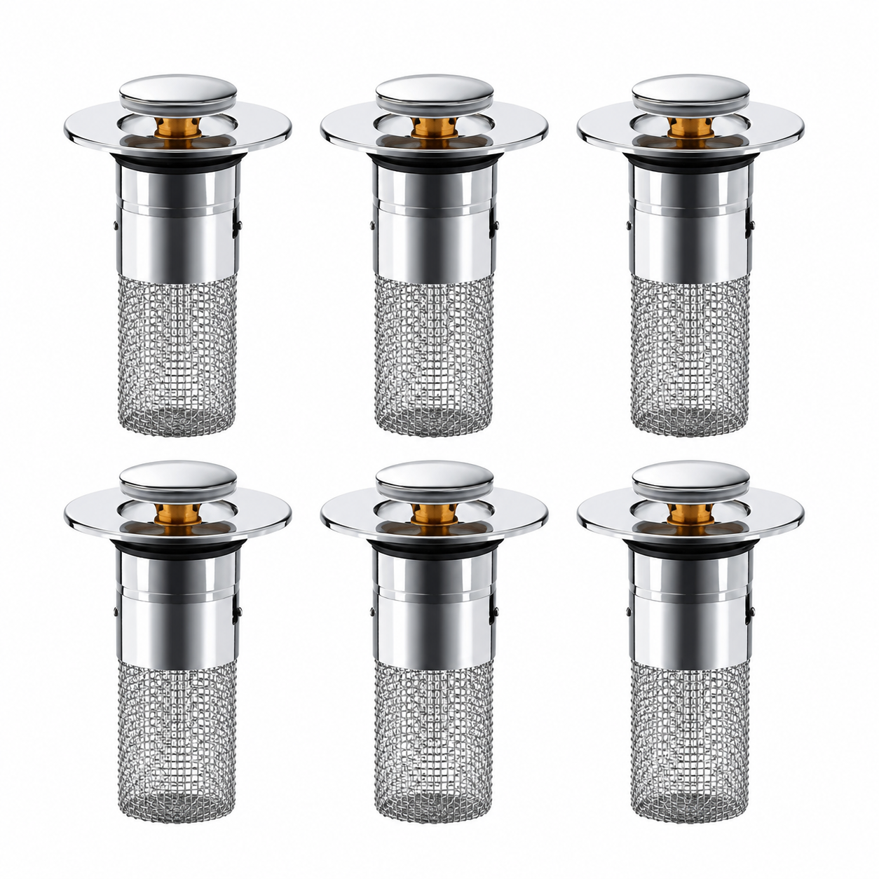 Universal Pop-Up Sink Drain Filter Stopper