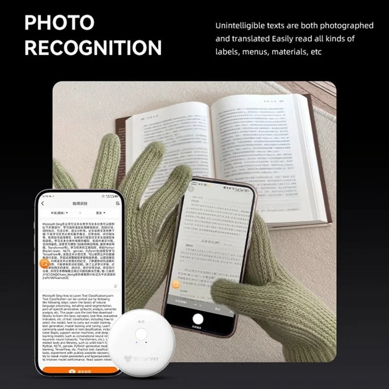🌍 AI Real-Time Translator & Language Tutor: Smart Wearable Device for Spanish & English Practice – Supports 165+ Languages with Instant Feedback