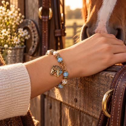 🐴 Therapy Horse Healing Bracelet
