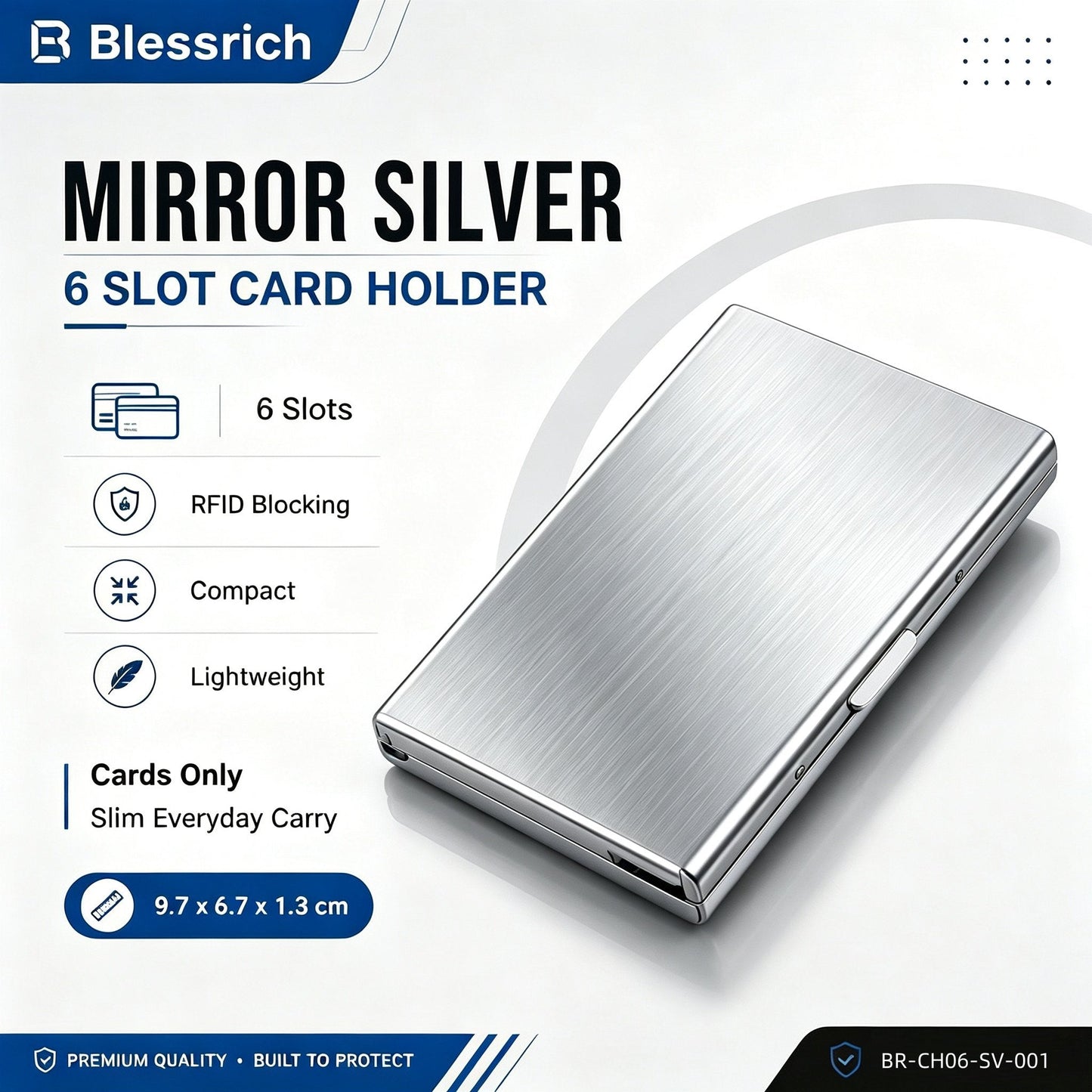 RFID Blocking Metal Card Holder
