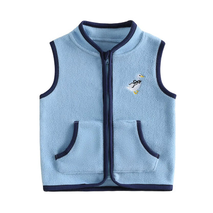 ✨Toddler Embroidered Vest – Cute Layer for Everyday Adventures