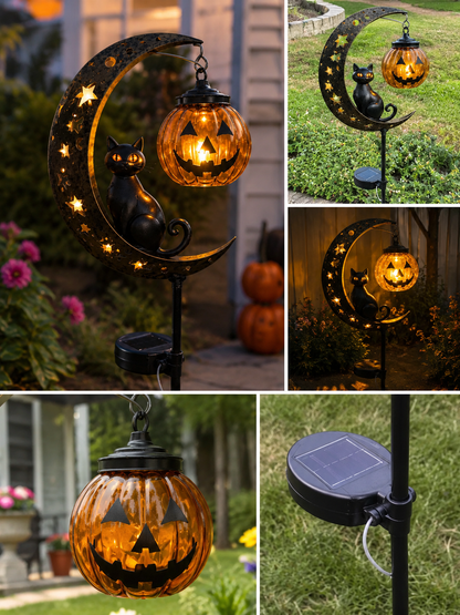 🎃 Pumpkin Moon Garden Stake Light