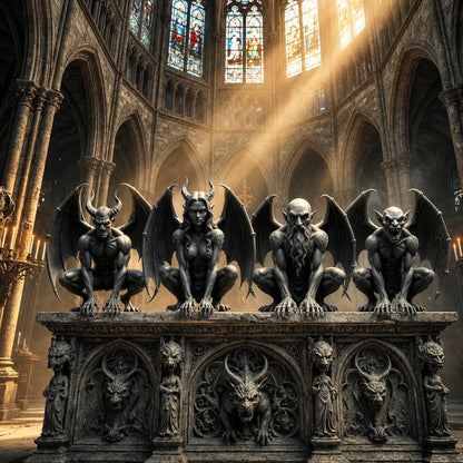 🎁Last Day 50% OFF - Gargoyle Shelf Decor