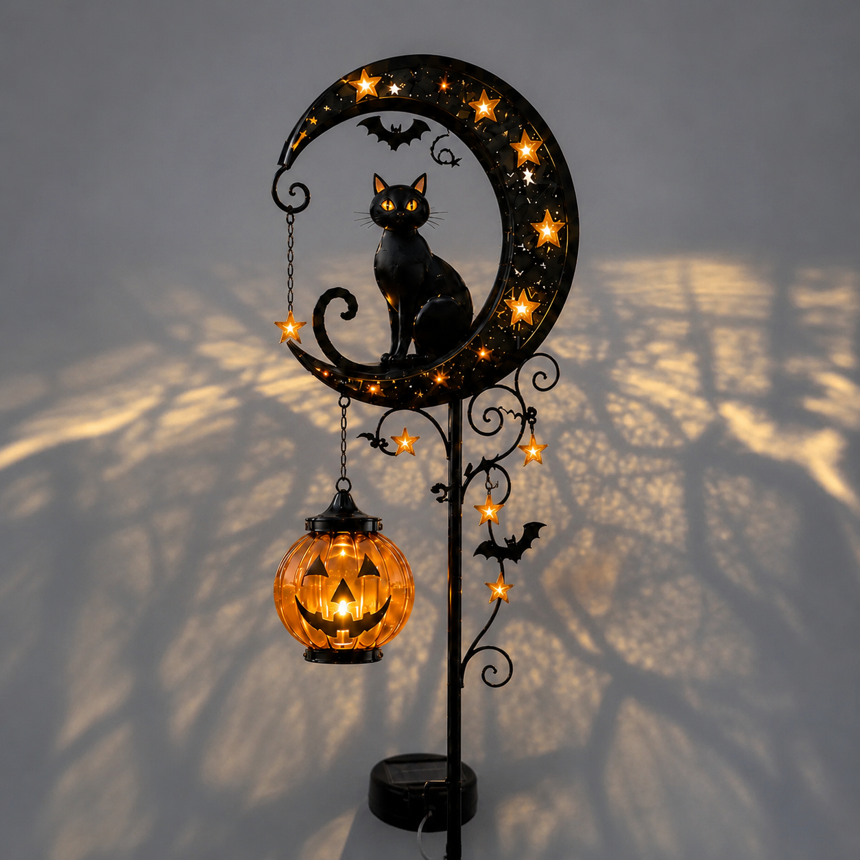 🎃 Pumpkin Moon Garden Stake Light