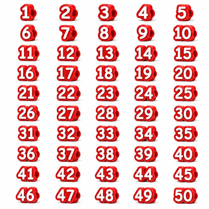 🎁Last Day 60% OFF - Numbered Pencil Toppers