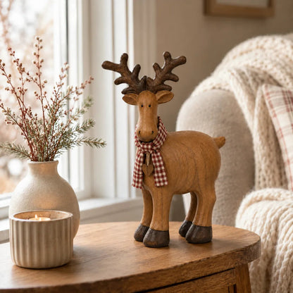 🔥Rustic Farmhouse Reindeer Figurine