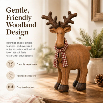 🔥Rustic Farmhouse Reindeer Figurine