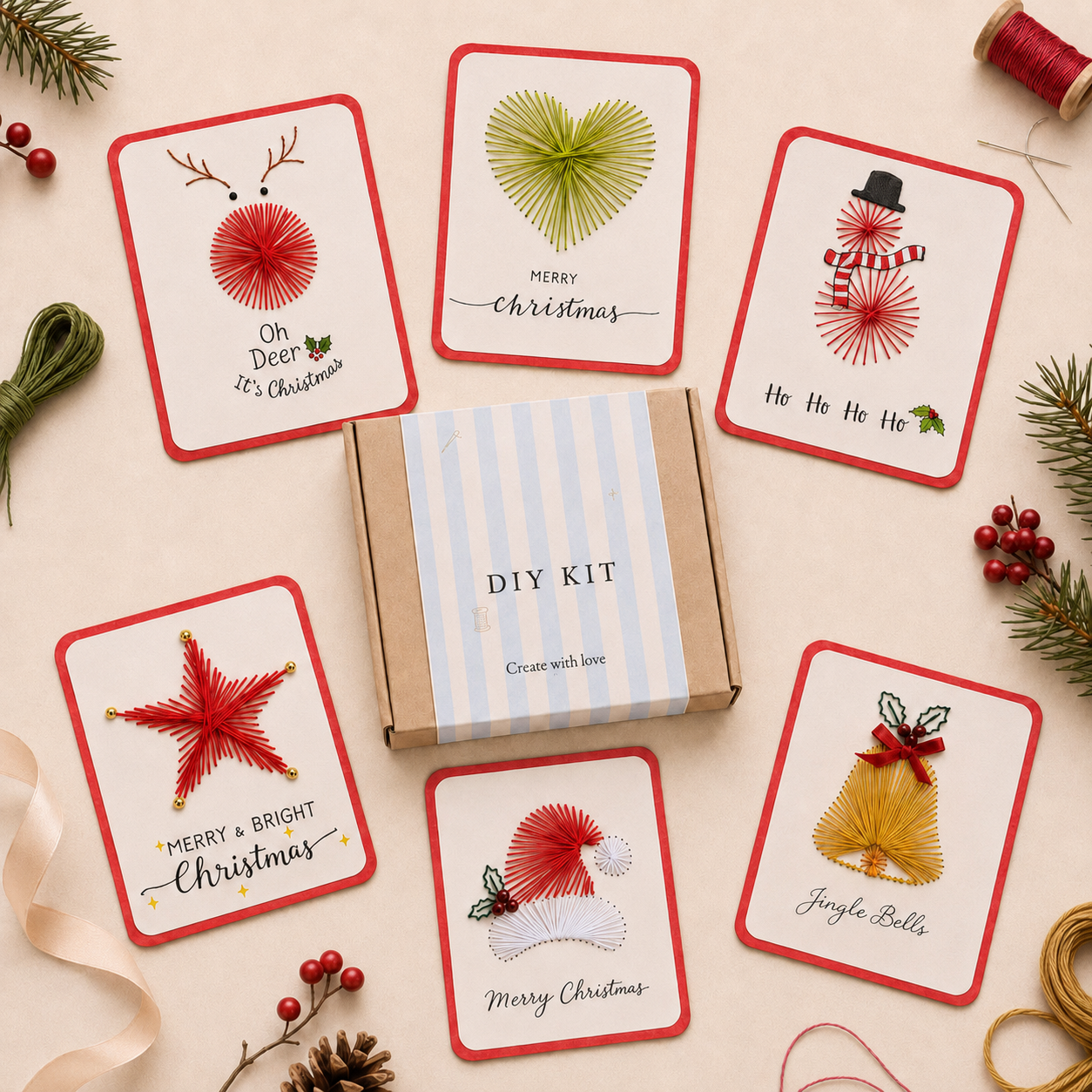 🎄Last Day 50% OFF - Merry & Bright Christmas DIY Kit