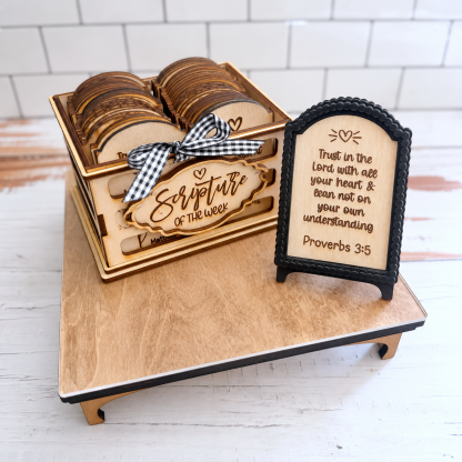 ✝️Last Day 60% OFF - Scripture of the Week Interchangeable Sign