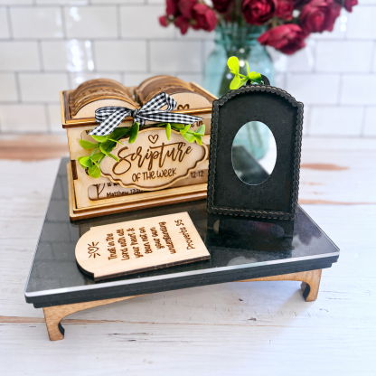 ✝️Last Day 60% OFF - Scripture of the Week Interchangeable Sign