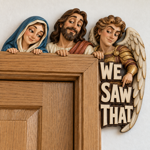 👀Last Day 60% OFF - We Saw That Door Topper