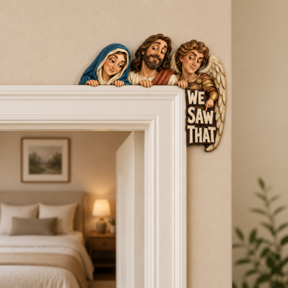 👀Last Day 60% OFF - We Saw That Door Topper