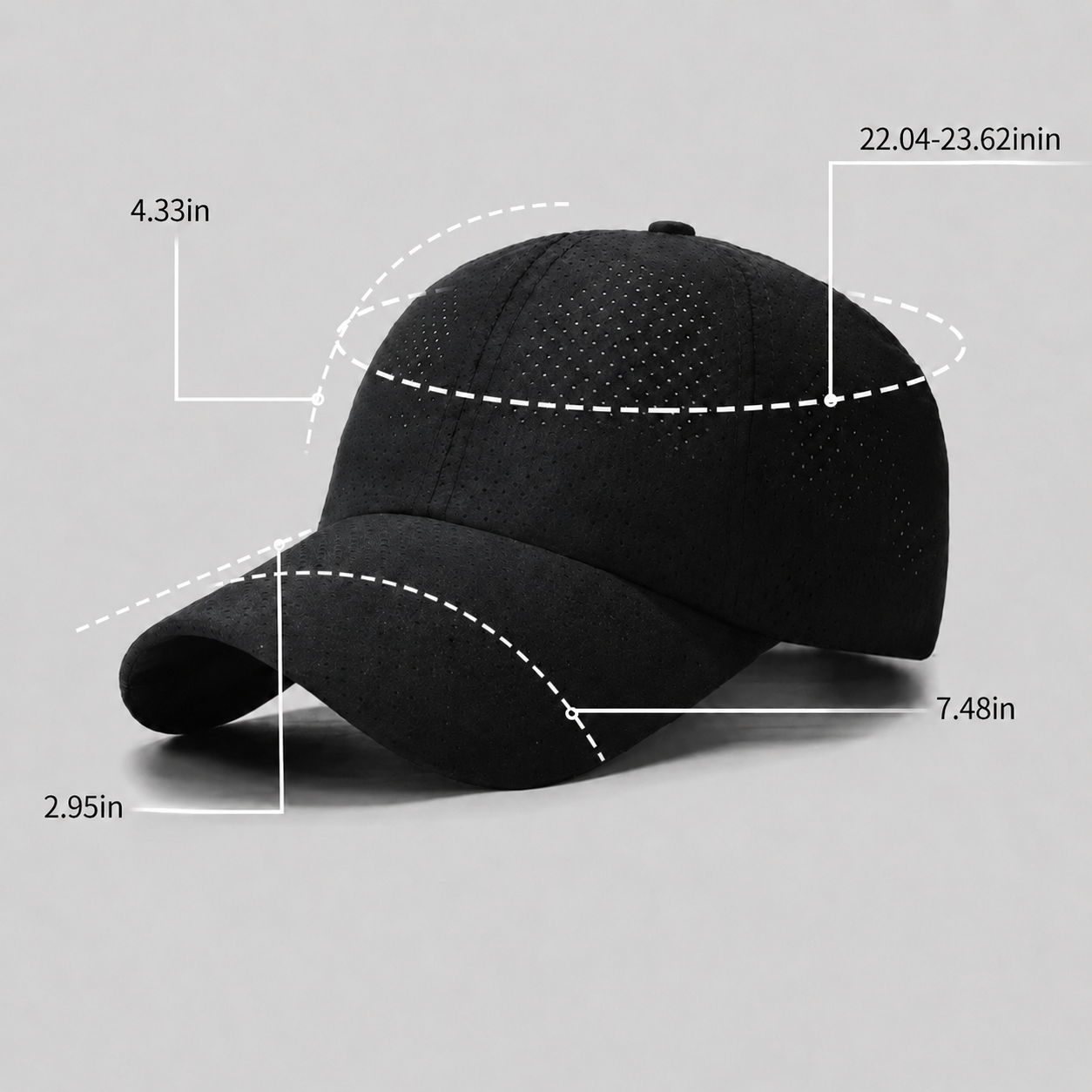Quick-Dry UV Protection Baseball Cap – Breathable Adjustable Unisex Hat