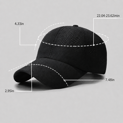 Quick-Dry UV Protection Baseball Cap – Breathable Adjustable Unisex Hat