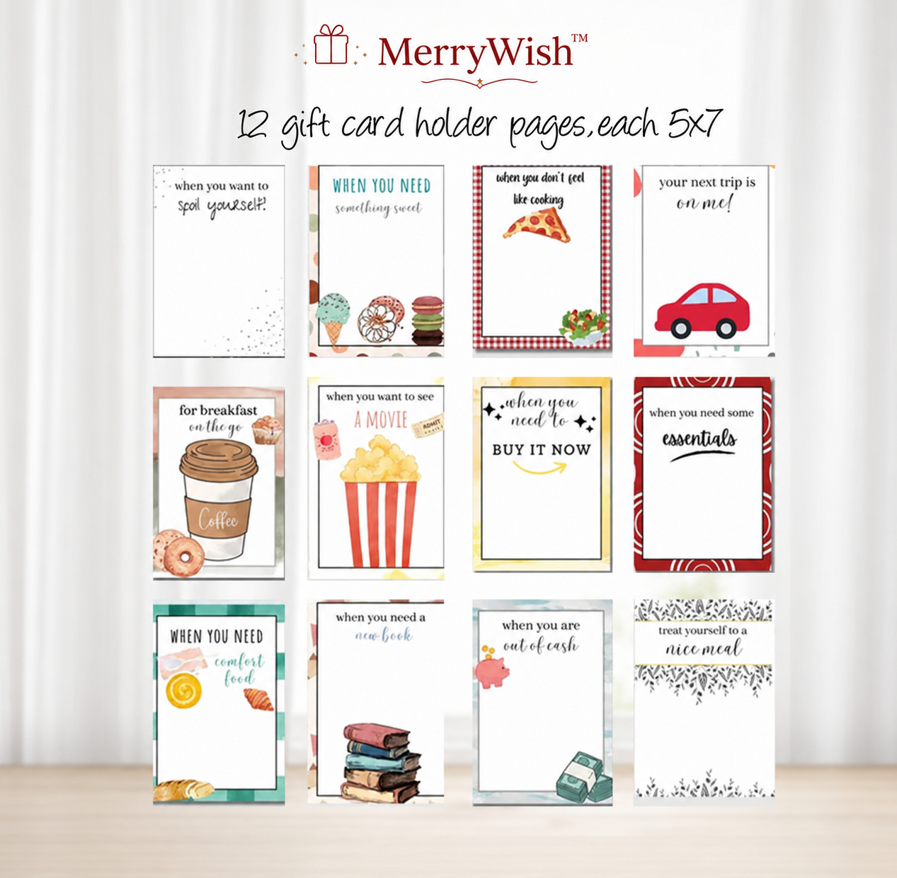 🔥Last Day 50% OFF🎁Christmas Gift Card Book