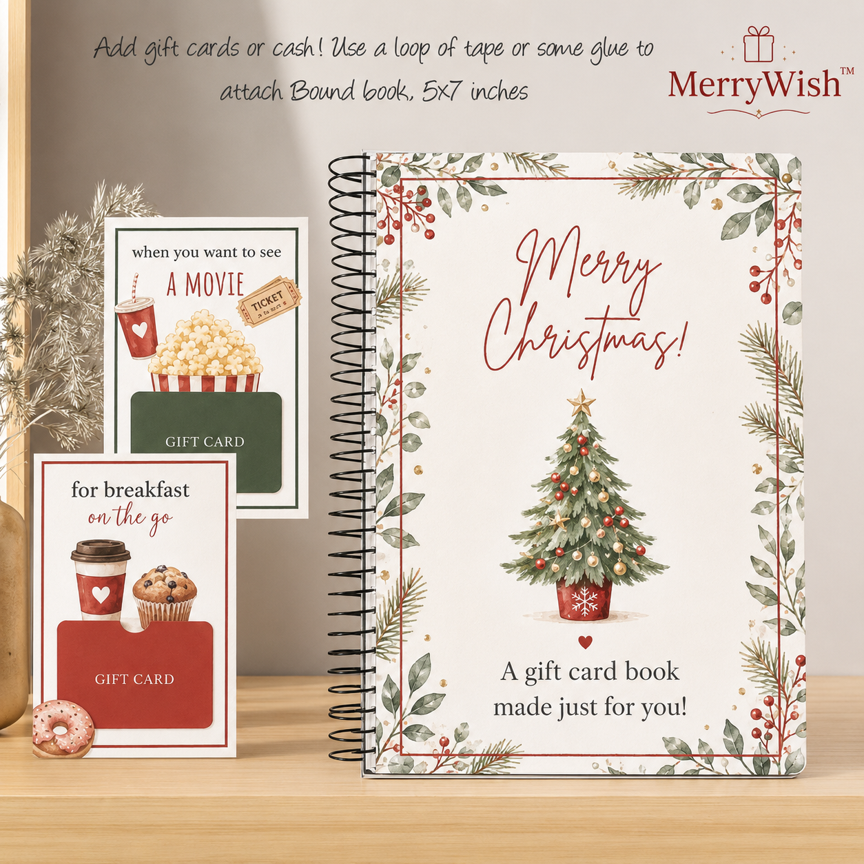 🔥Last Day 50% OFF🎁Christmas Gift Card Book