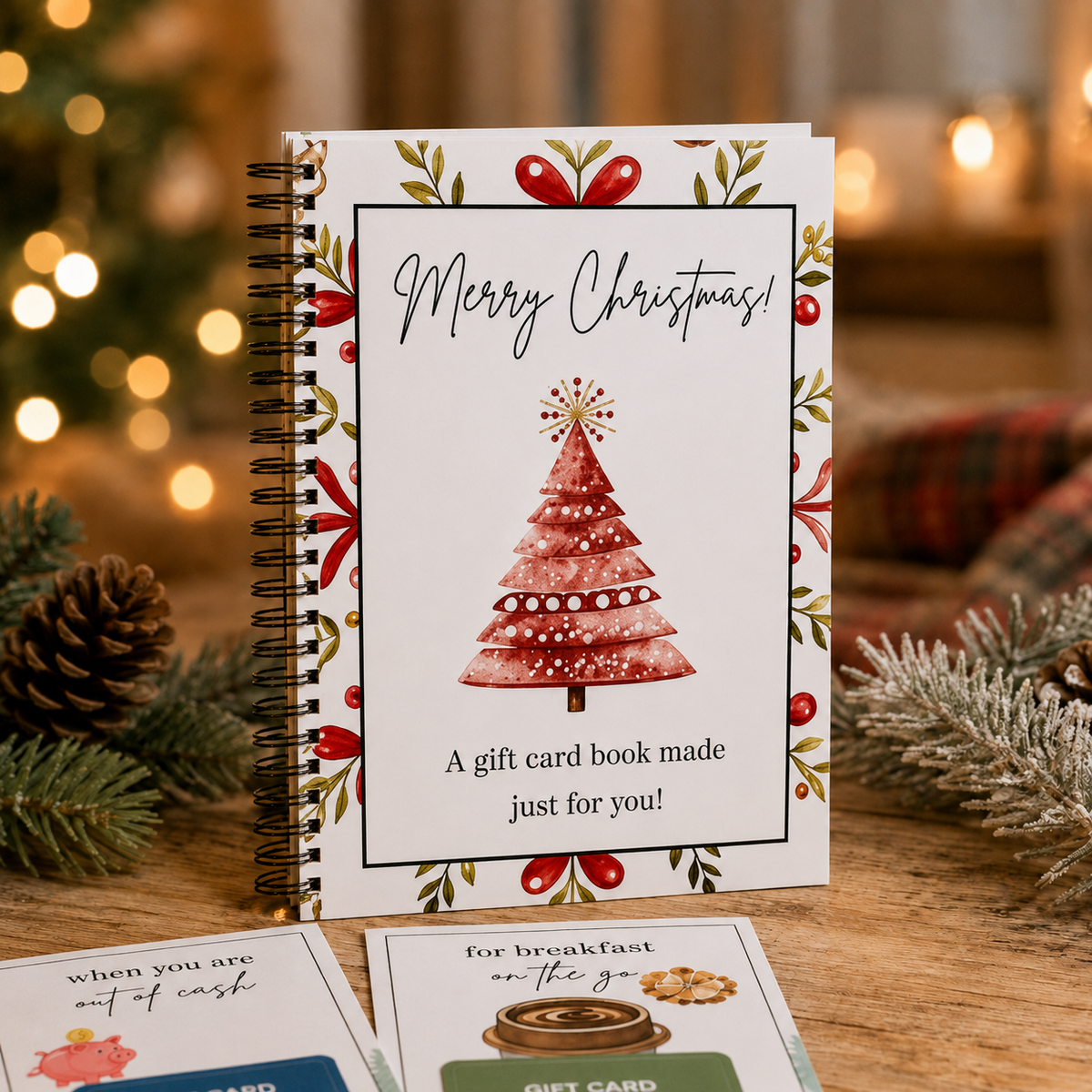 🔥Last Day 50% OFF🎁Christmas Gift Card Book