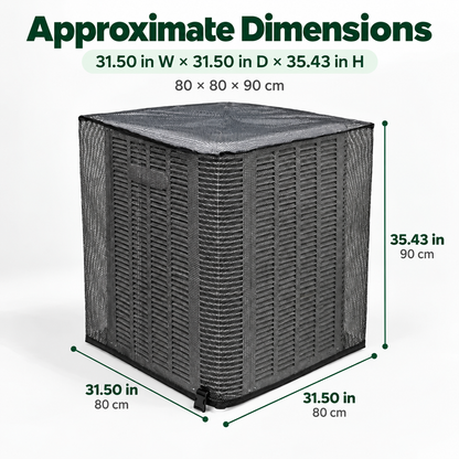 ❄️ Heavy-Duty Mesh AC Cover – All-Season Outdoor Protection