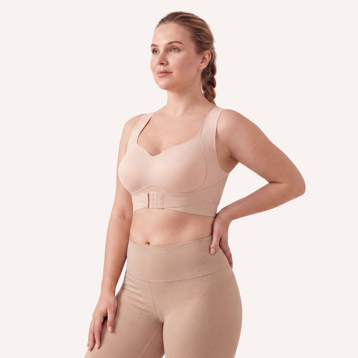 Seamless Breathable Posture Correction Sports Bra
