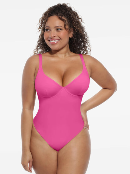 Deep V-Neck Sculpt Bodysuit