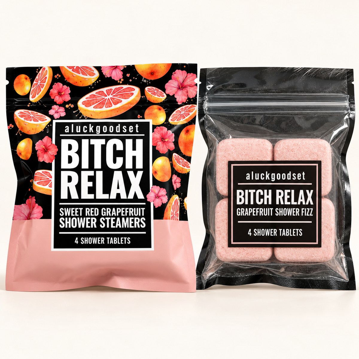 aluckgoodset shower steamers — grapefruit
