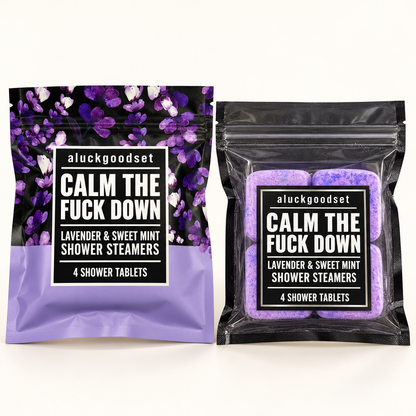 aluckgoodset shower steamers — lavender