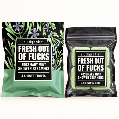aluckgoodset shower steamers — rosemary