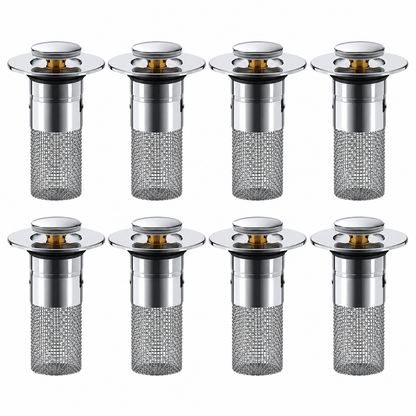 Universal Pop-Up Sink Drain Filter Stopper