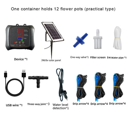 🌱 Solar-Powered Drip Irrigation System – Automatic Garden Watering Kit ☀️💧