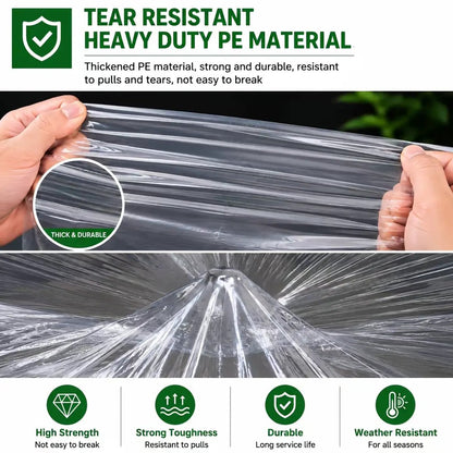 🔥LAST DAY 50% OFF - 🌧️ Transparent Waterproof Tarp – Heavy-Duty Outdoor Cover with Secure Grommets