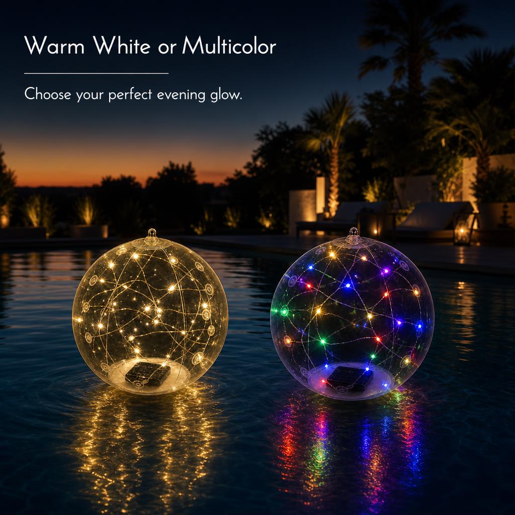 GlowOrb™ Solar Pool Lights
