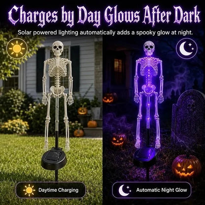 ✨Last Day 49% OFF✨💀 Solar Skeleton Ground Stake Lights