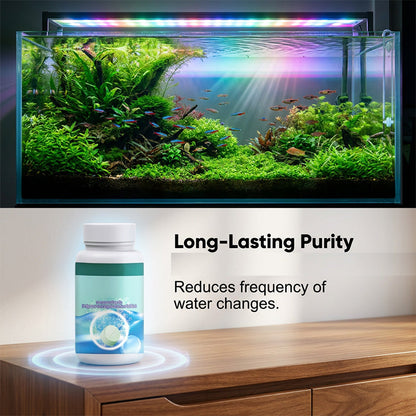 🐠 BUY 2 GET 3 FREE! 💧 Effervescent Tablets for Crystal Clear Fish Tanks – Removes cloudiness & odors, safe for fish & plants – fast-acting, drops clear in minutes 🌿