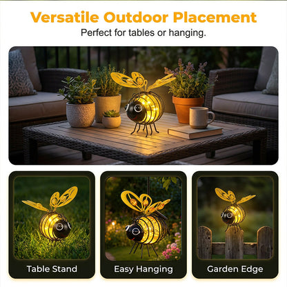 ⌛LIMITED-TIME 60% OFF!🐝💡Hanging Solar Bee Light – Warm Amber Glow, Flicker-Free, Perfect for Garden Parties, Camping, or Kids’ Rooms – Spread Joy Day and Night 🌞🌜