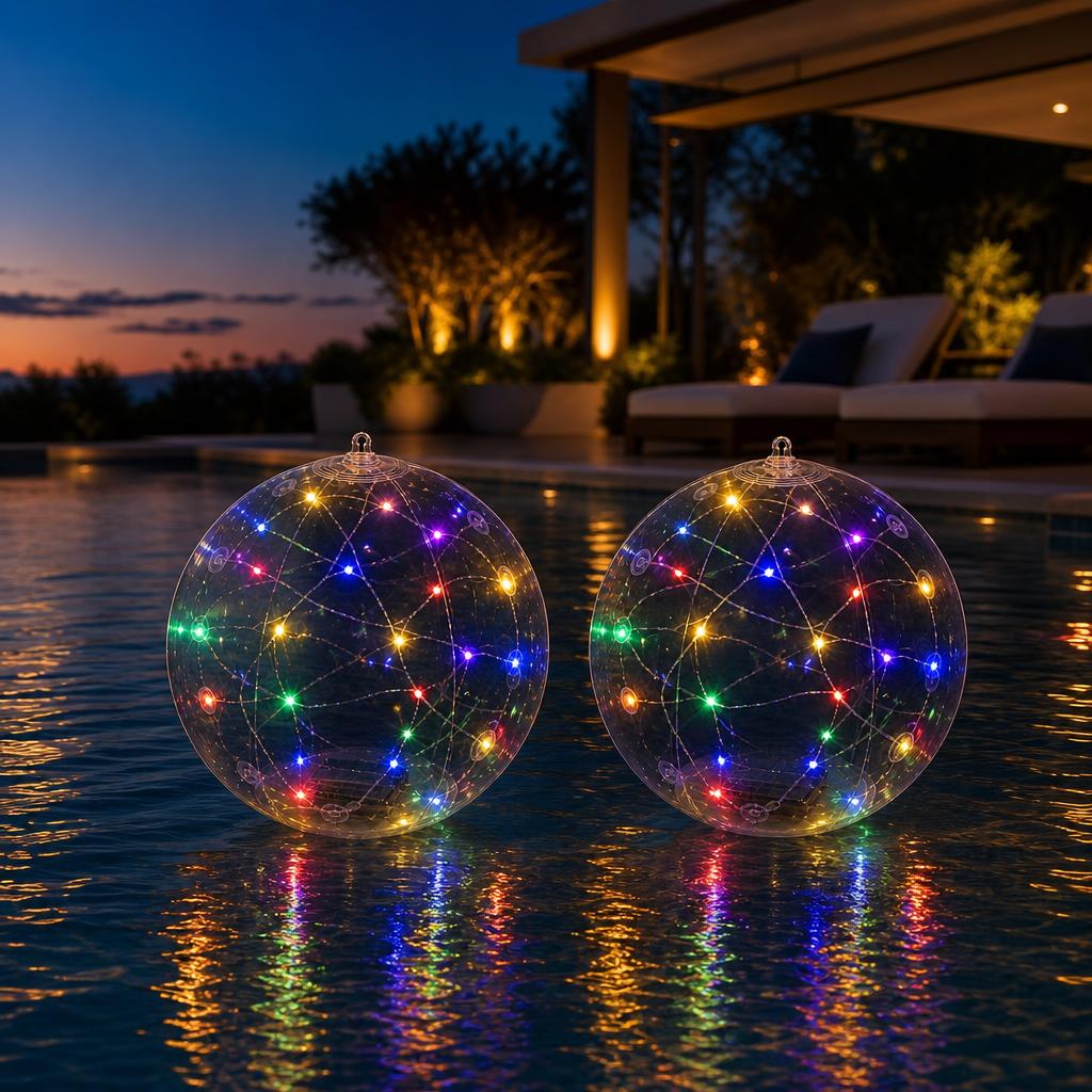 GlowOrb™ Solar Pool Lights
